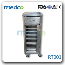 RT001 carton d&#39;enregistrement médical en métal carton en acier inoxydable